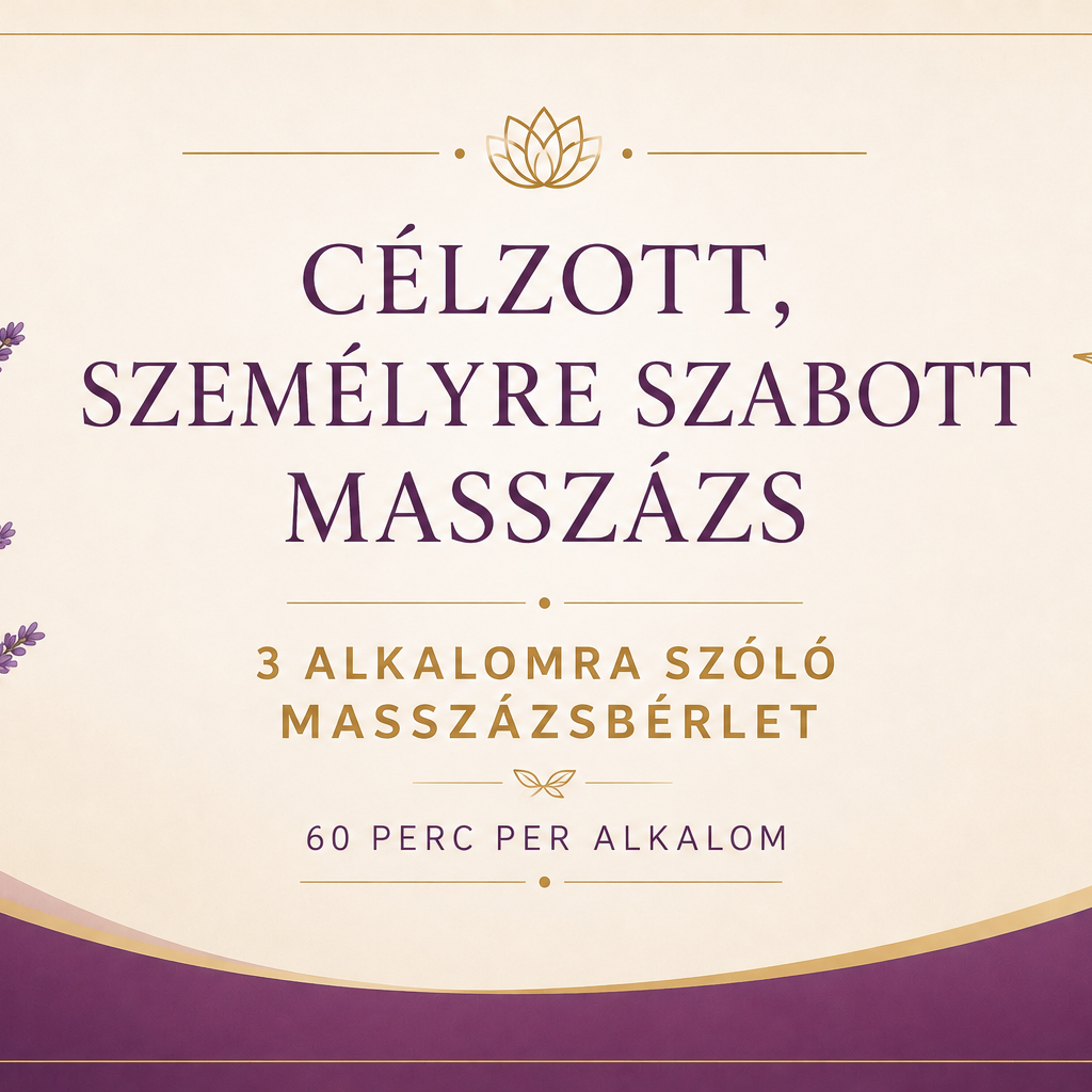 Regeneráló masszázs 3/60 perc