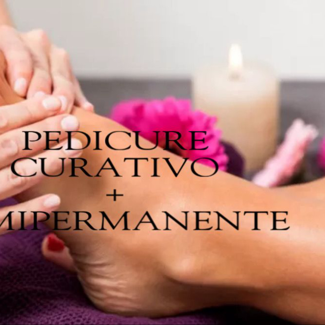 Pedicure Curativo + Semipermanente Piedi