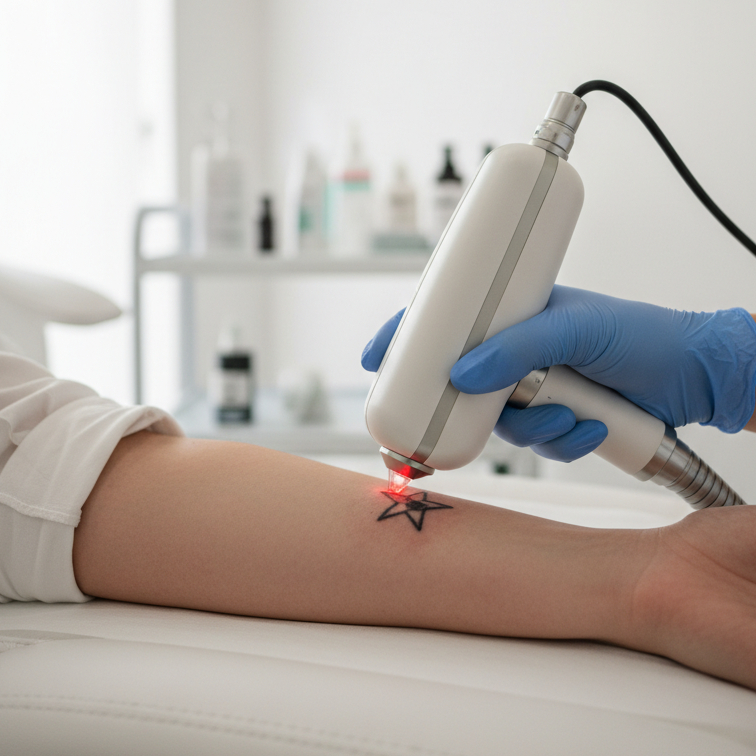 Odstranění tetování / PMU (laserem)