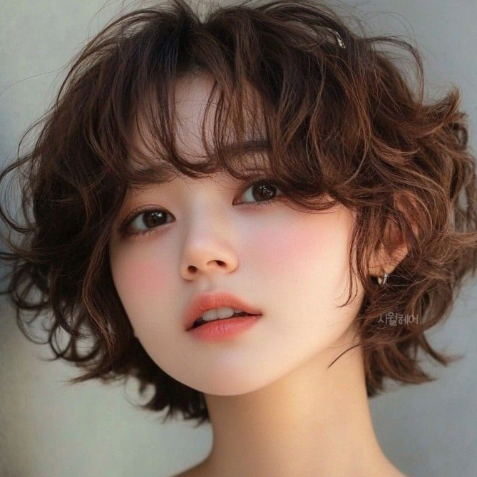 Hippie perm(Short)/Krátké