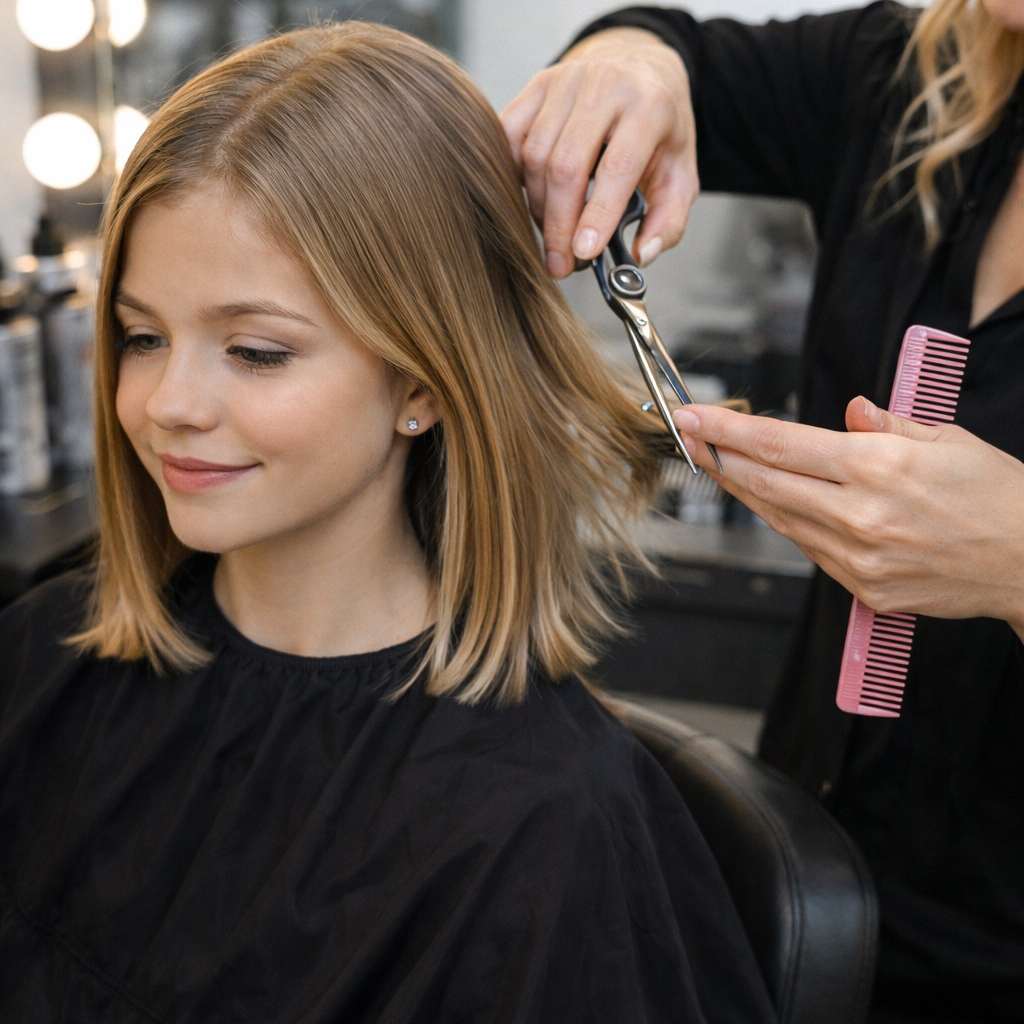 Dívčí střih do 10 let