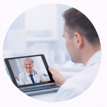 Visita palliativista con impostazione terapia del dolore, online