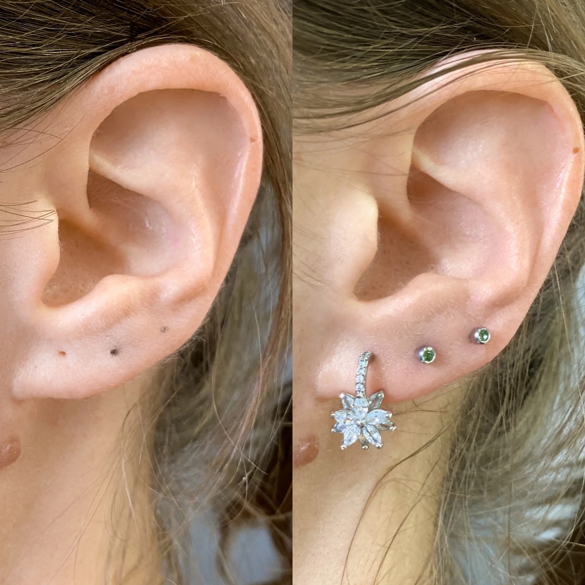 Nastrelenie náušníc