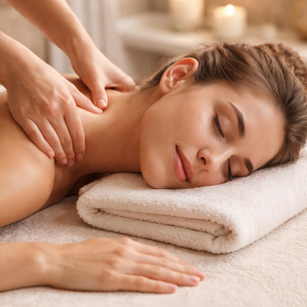 Klasická masáž šíje