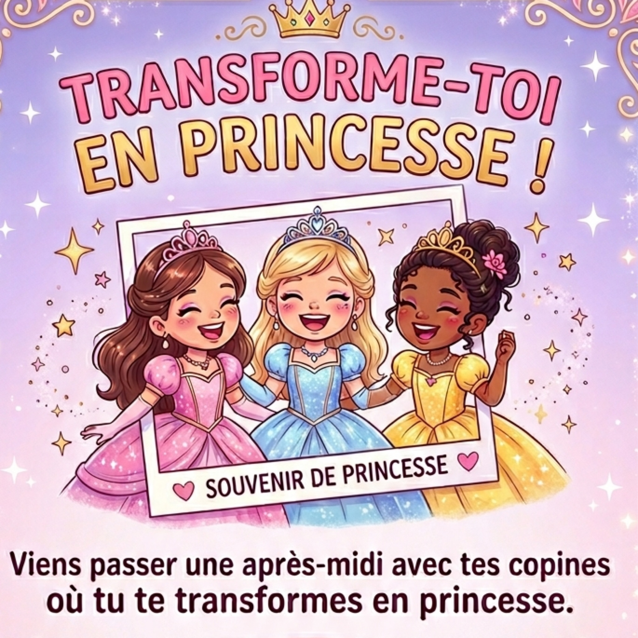 Transforme-toi en princesse!