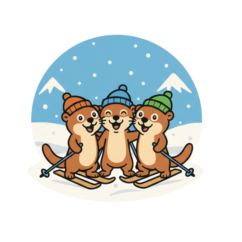 Skupinová lekcia - lyže | 3 osoby | 55 minút