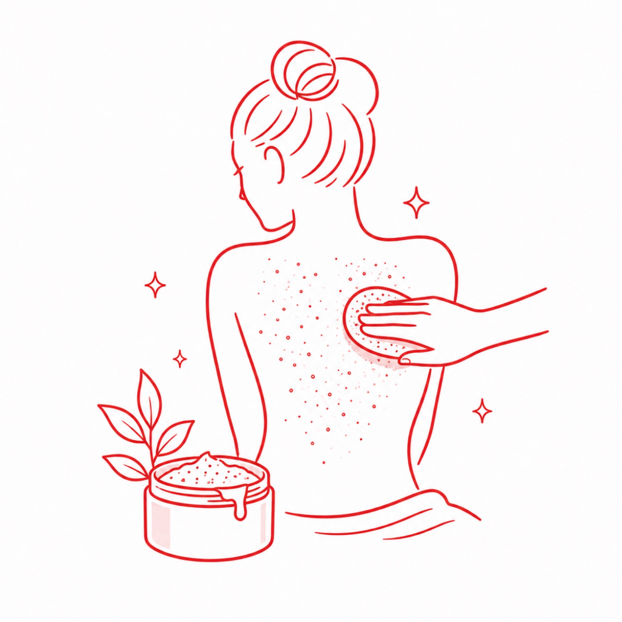 Hloubkové čištění zad s detoxikační péčí - 60 MIN