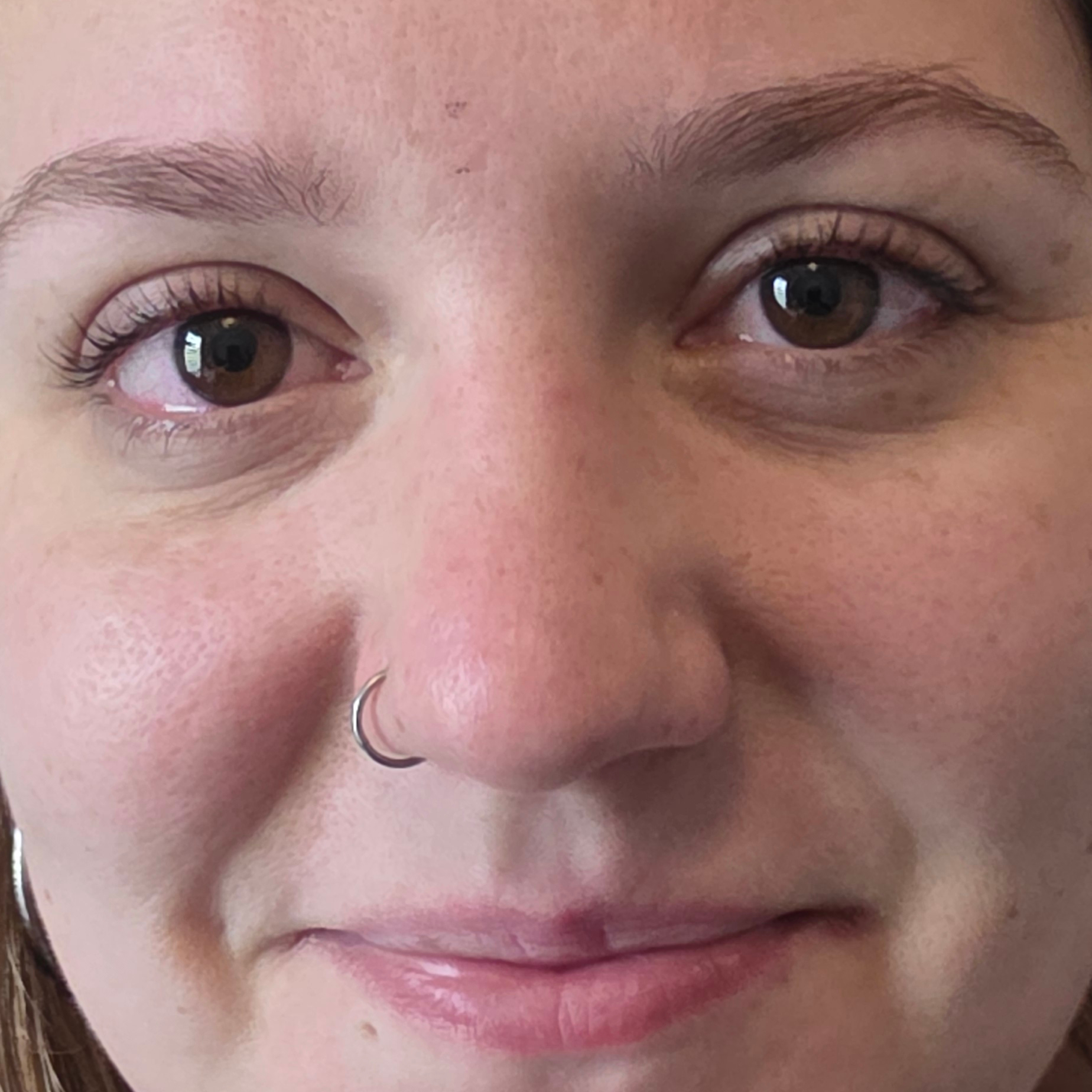 Réhaussement de cils avec teinture