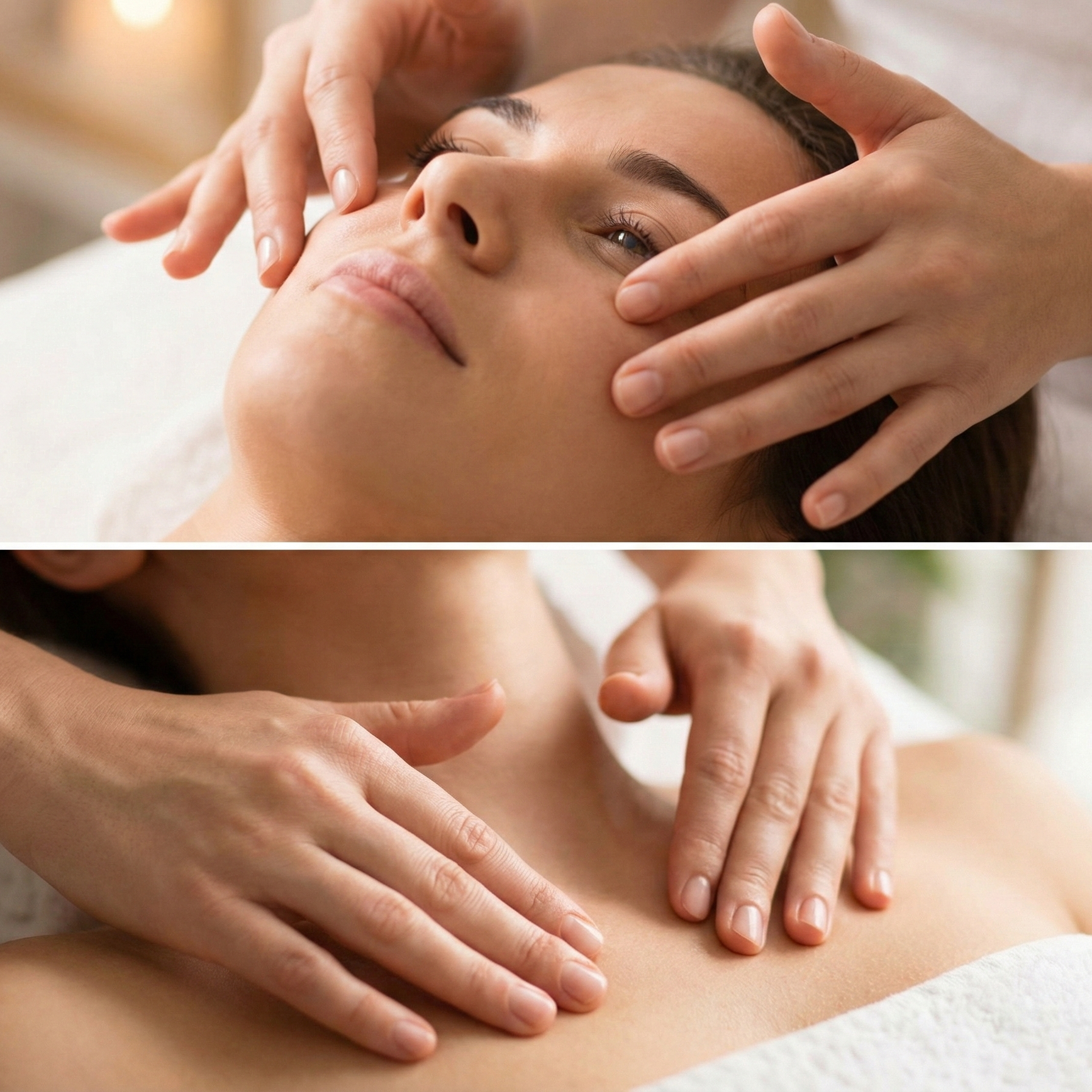 Španělská masáž obličeje a dekoltu (75min masáž, 15min relaxace)