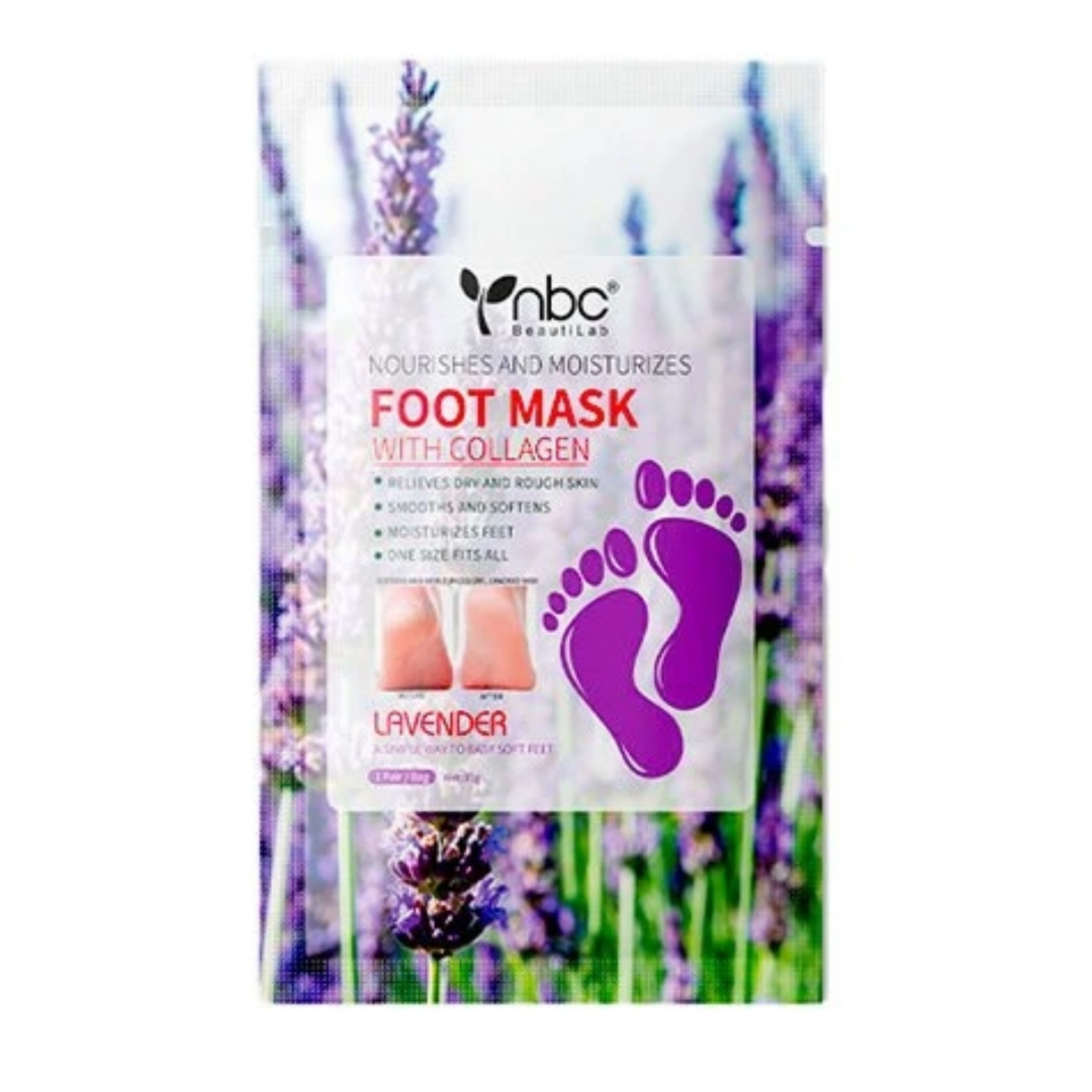 Collagen moisture foot sock mask