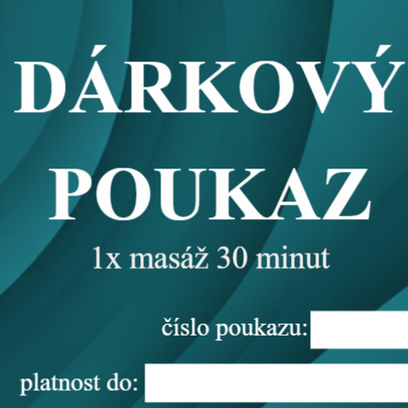 Dárkový poukaz na 30 minut