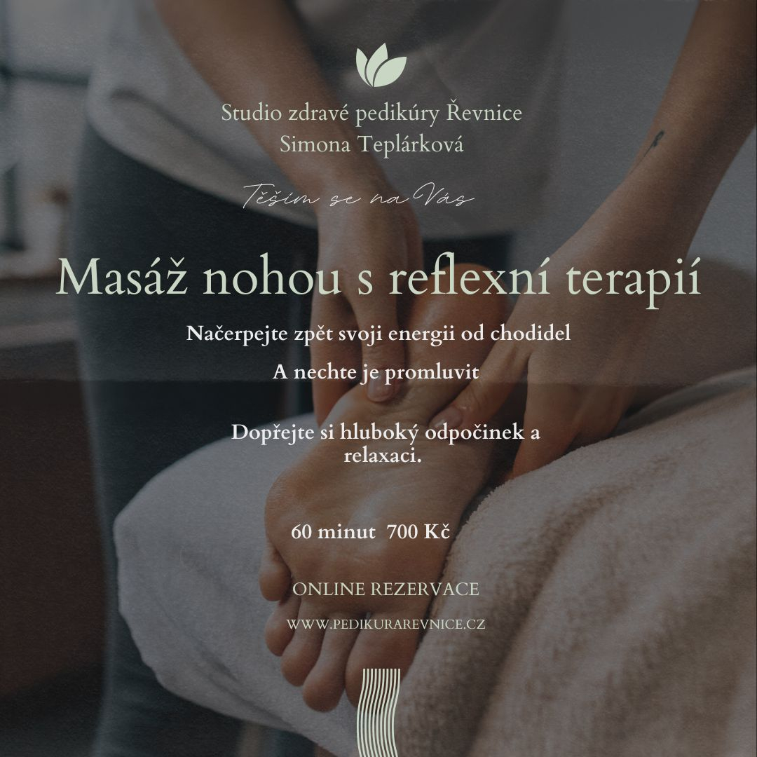 Masáž nohou s reflexologií 60 min