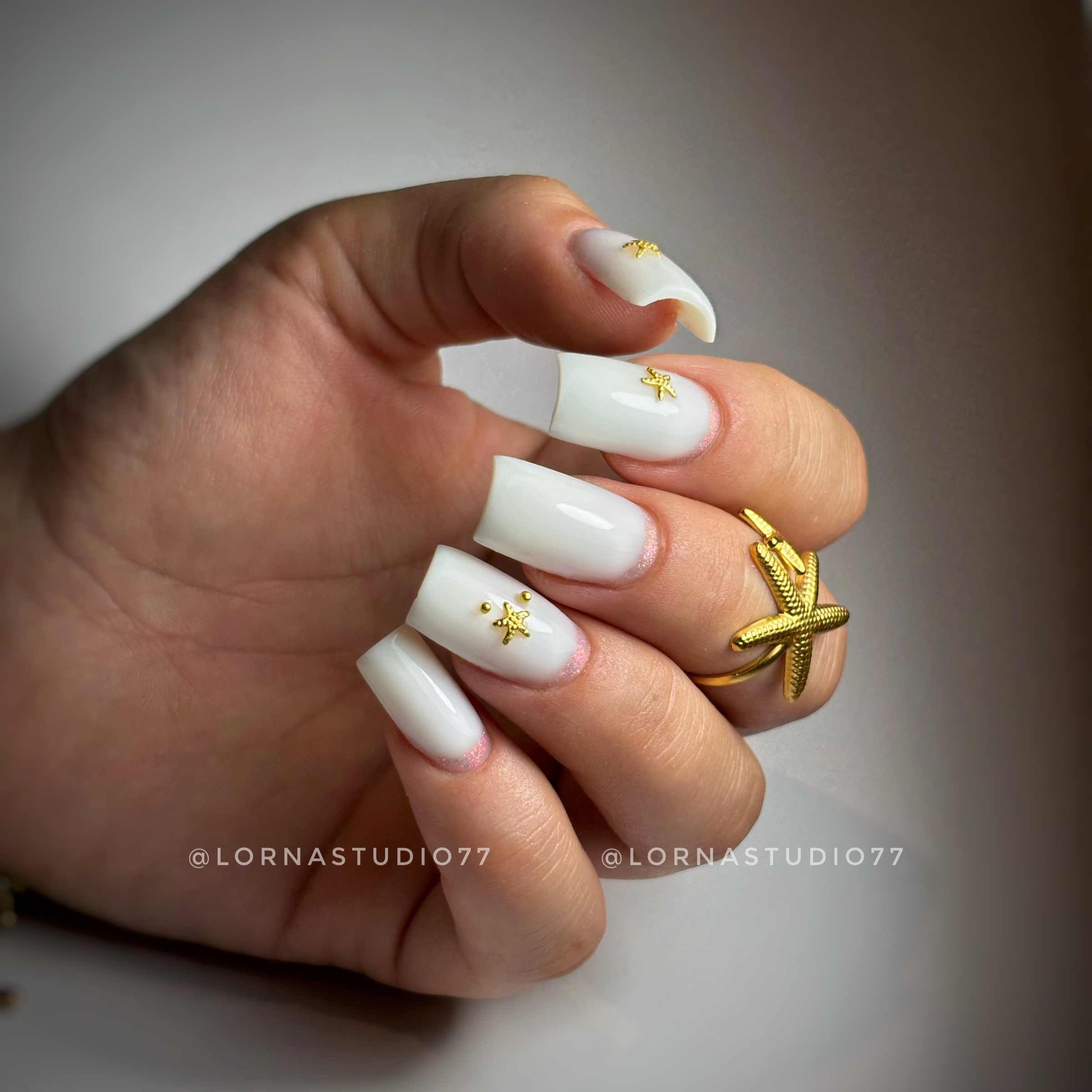 Extension gel + couleur