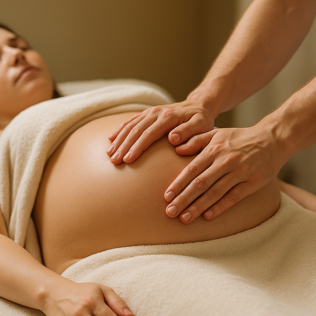 Těhotenská masáž 1h