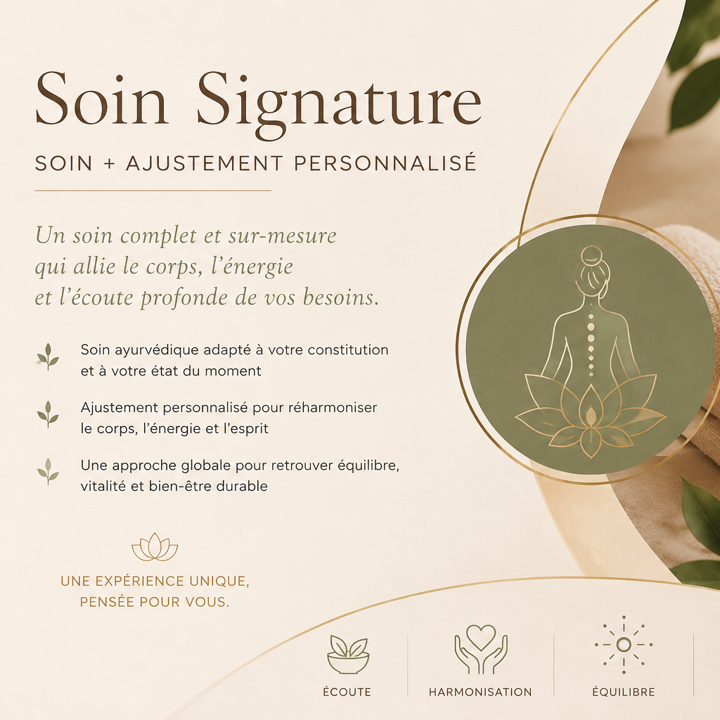 SOIN SIGNATURE: Juste pour vous - Soin & accompagnement sur mesu
