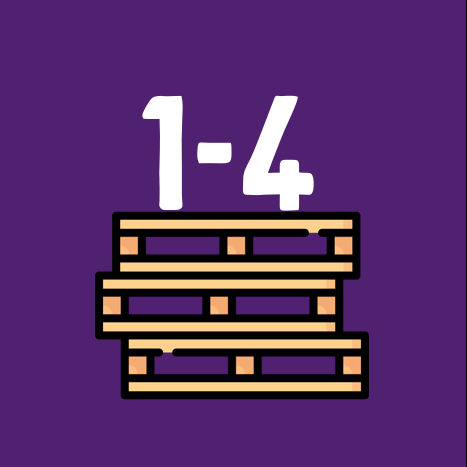 Descarga de 1 a 4 pallets