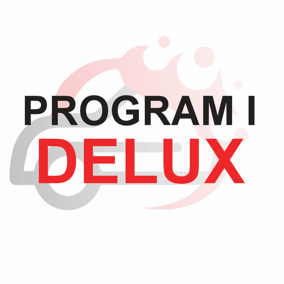 Program č. 1 Kompletní čištění (Suché čištění/vysávání) DELUX