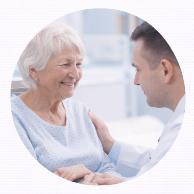 Visita palliativista con impostazione terapia del dolore