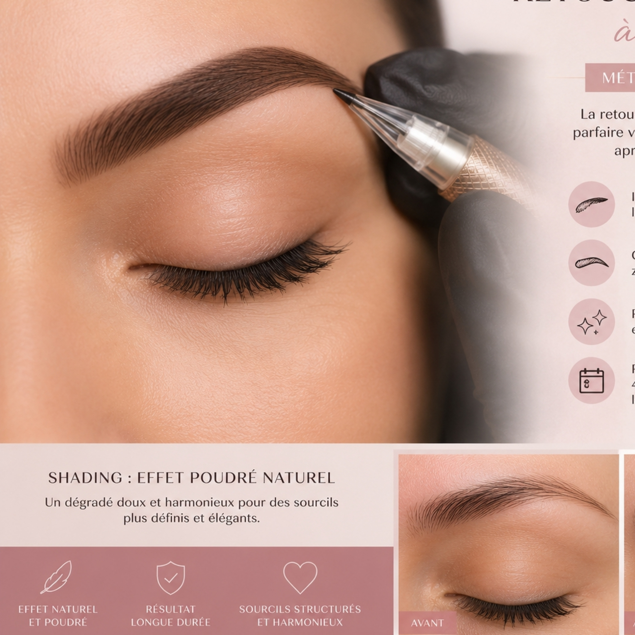 Retouche sourcils ou autre 1 mois après