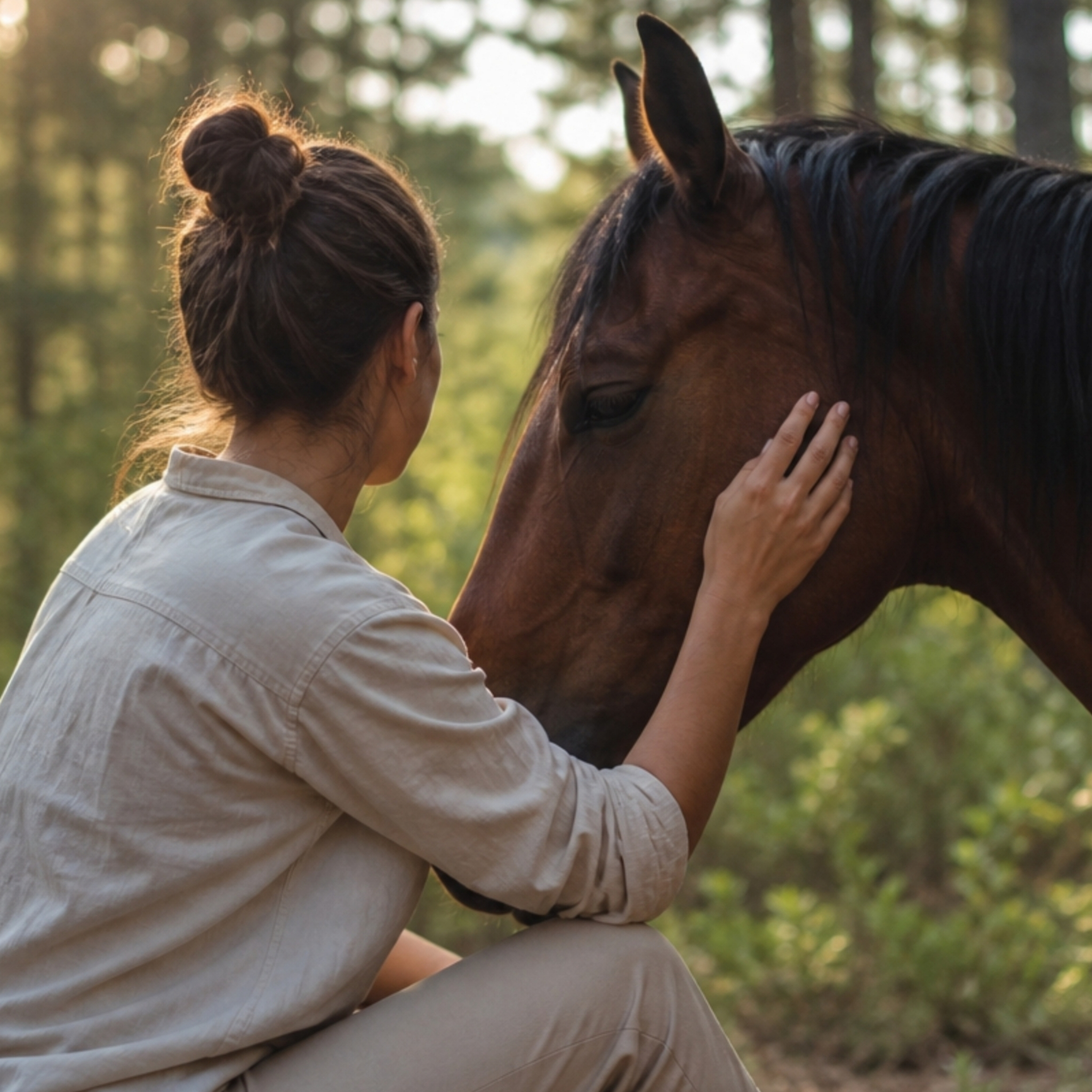 Indywidualne spotkanie w Naturze z końmi