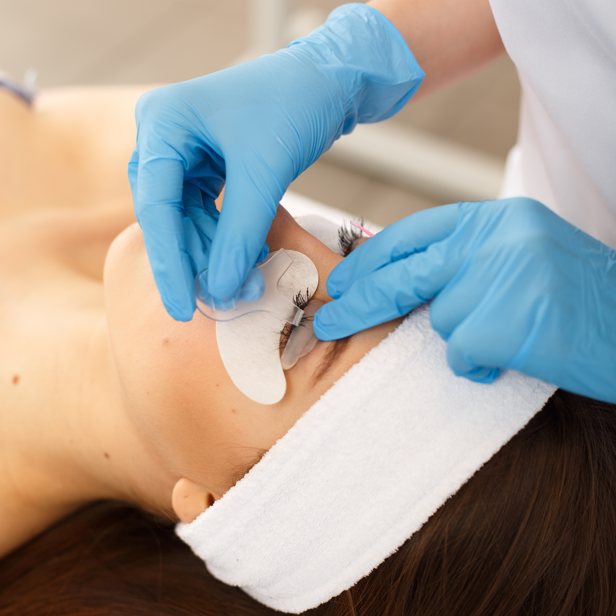 Laminacja brwi i rzęs bez farbowania