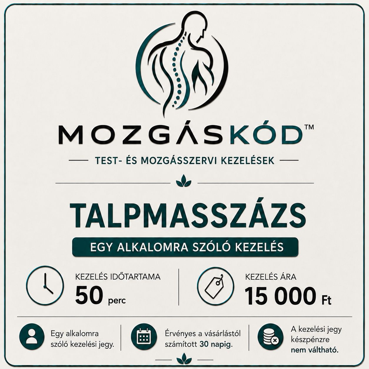 Talpmasszázs - 1 alkalom