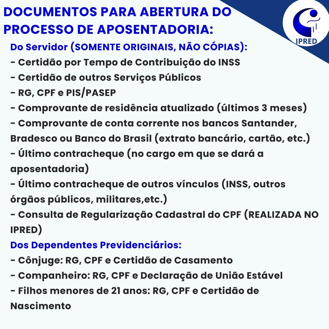 Abertura de Aposentadoria