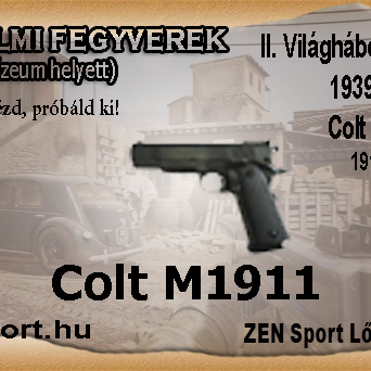 Colt M1911 (.45 ACP) teljes tár csomag