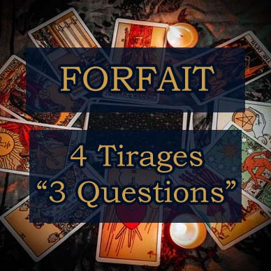 Offre 4 tirages "3 Questions" - (Forfait 1 mois)