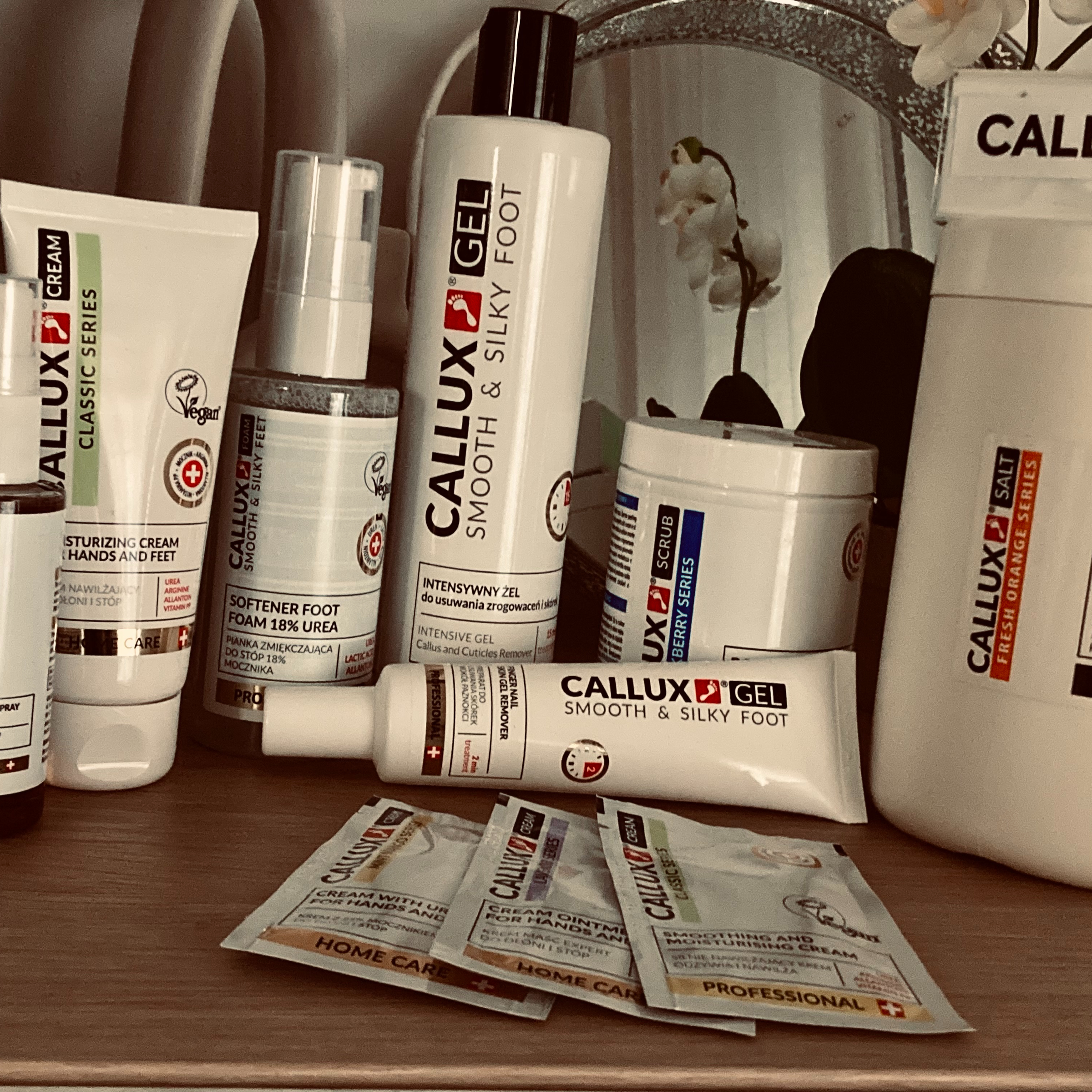 Láb géllakk csere + Callux pedikűr