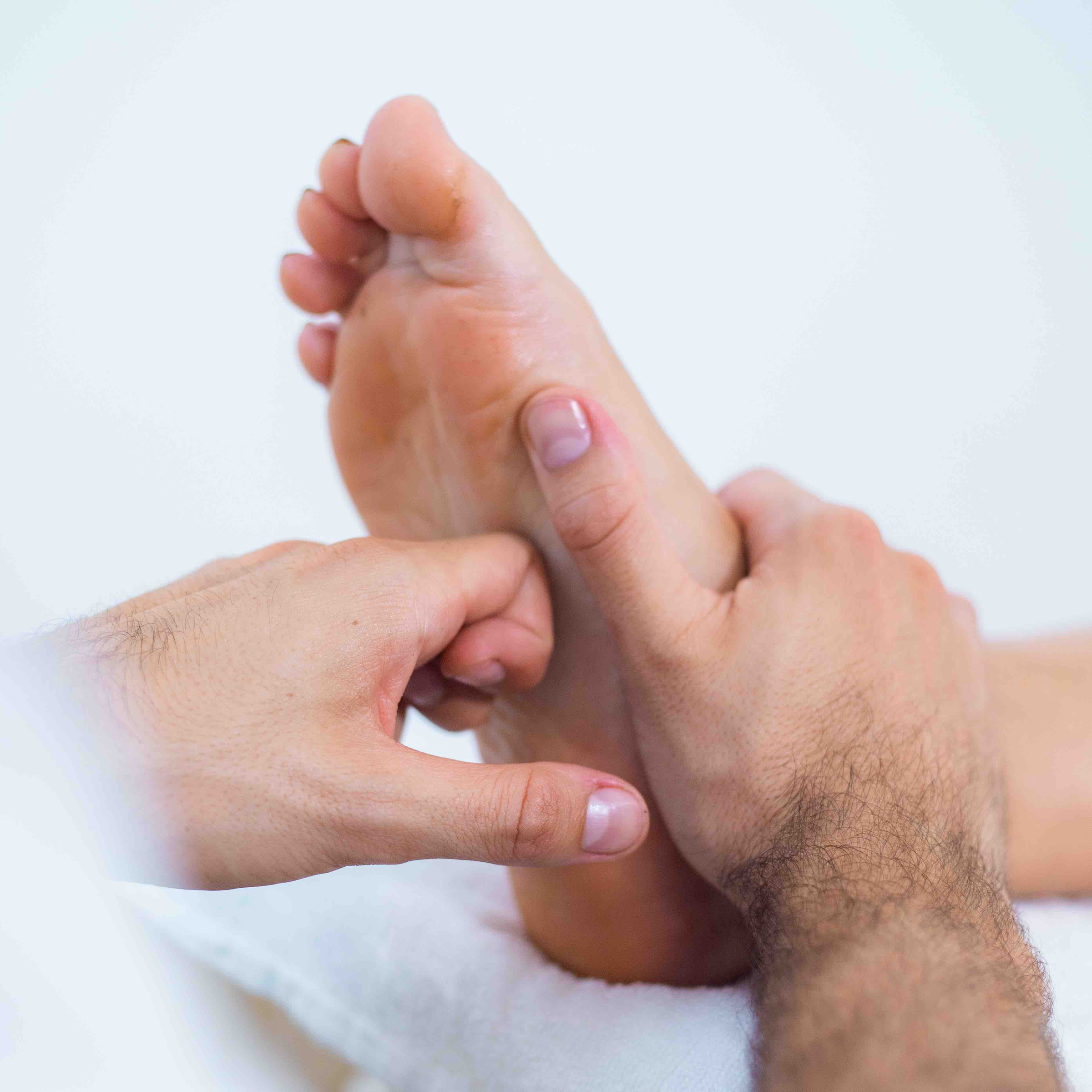 Massage des pieds (réflexologie plantaire)