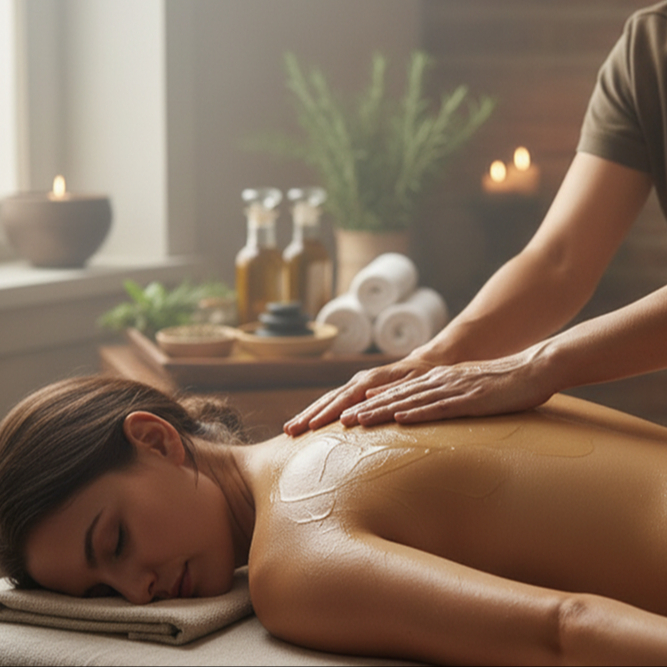 Abhyanga - základní olejová masáž 60 minut