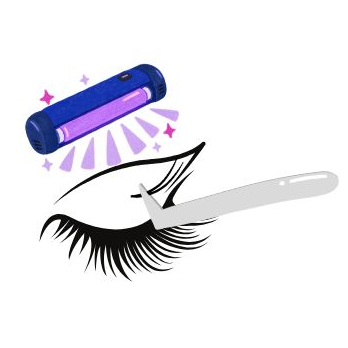 2D szempillaépítés - UV