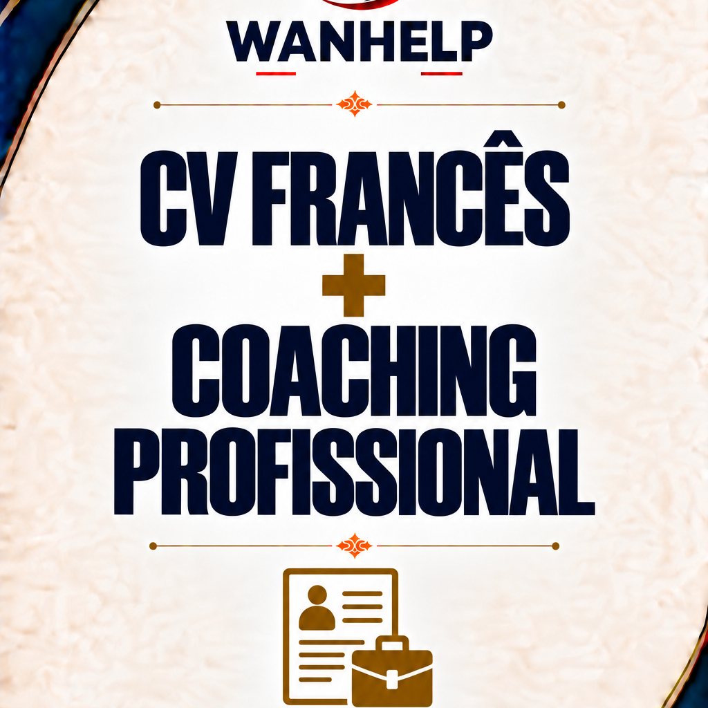 CV FRANCÊS + COACHING PROFISSIONAL