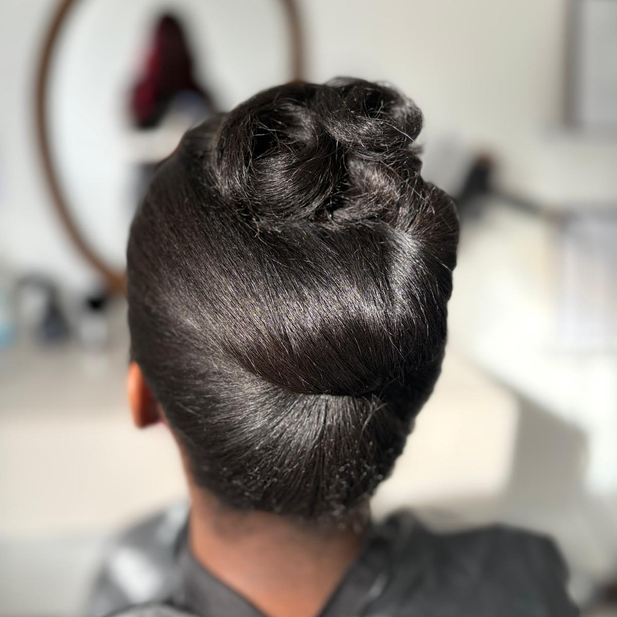 Chignon évènementiel - Cheveux naturels - Cheveux Longs