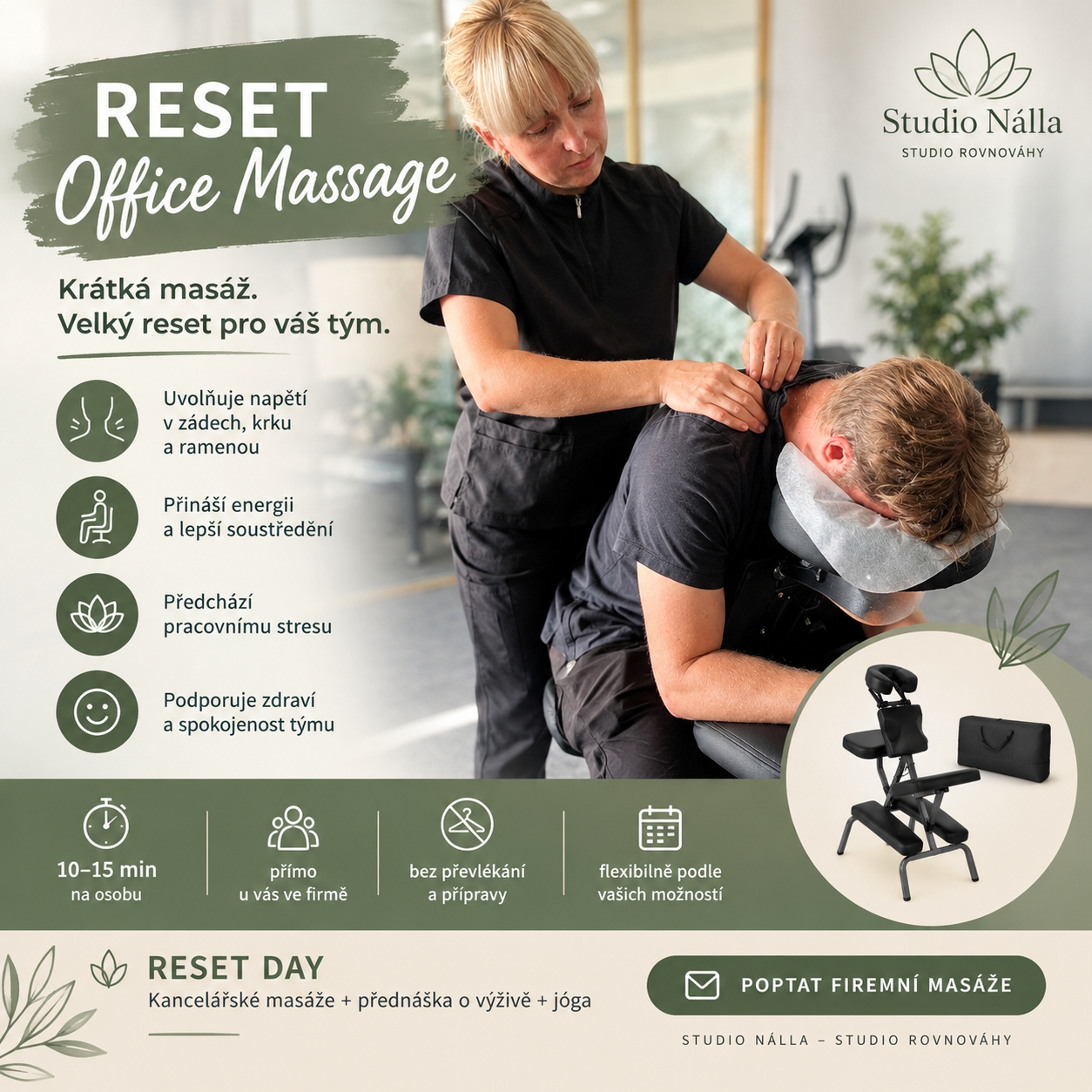 Reset office massage