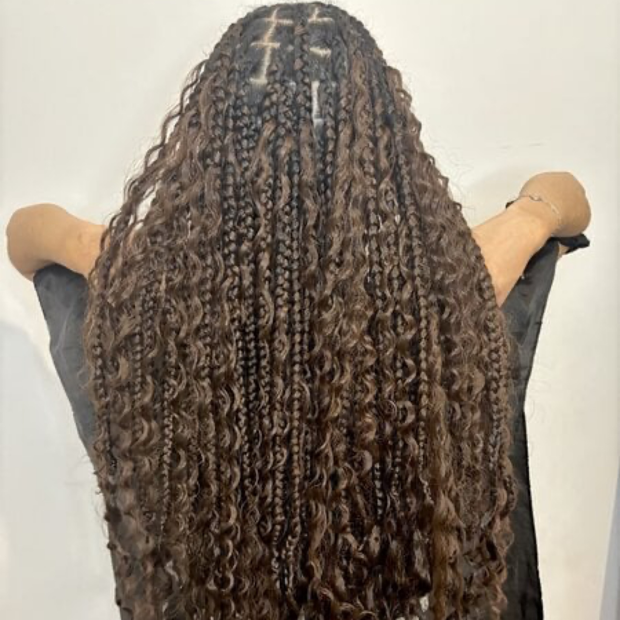 Boho Braids longs moyens
