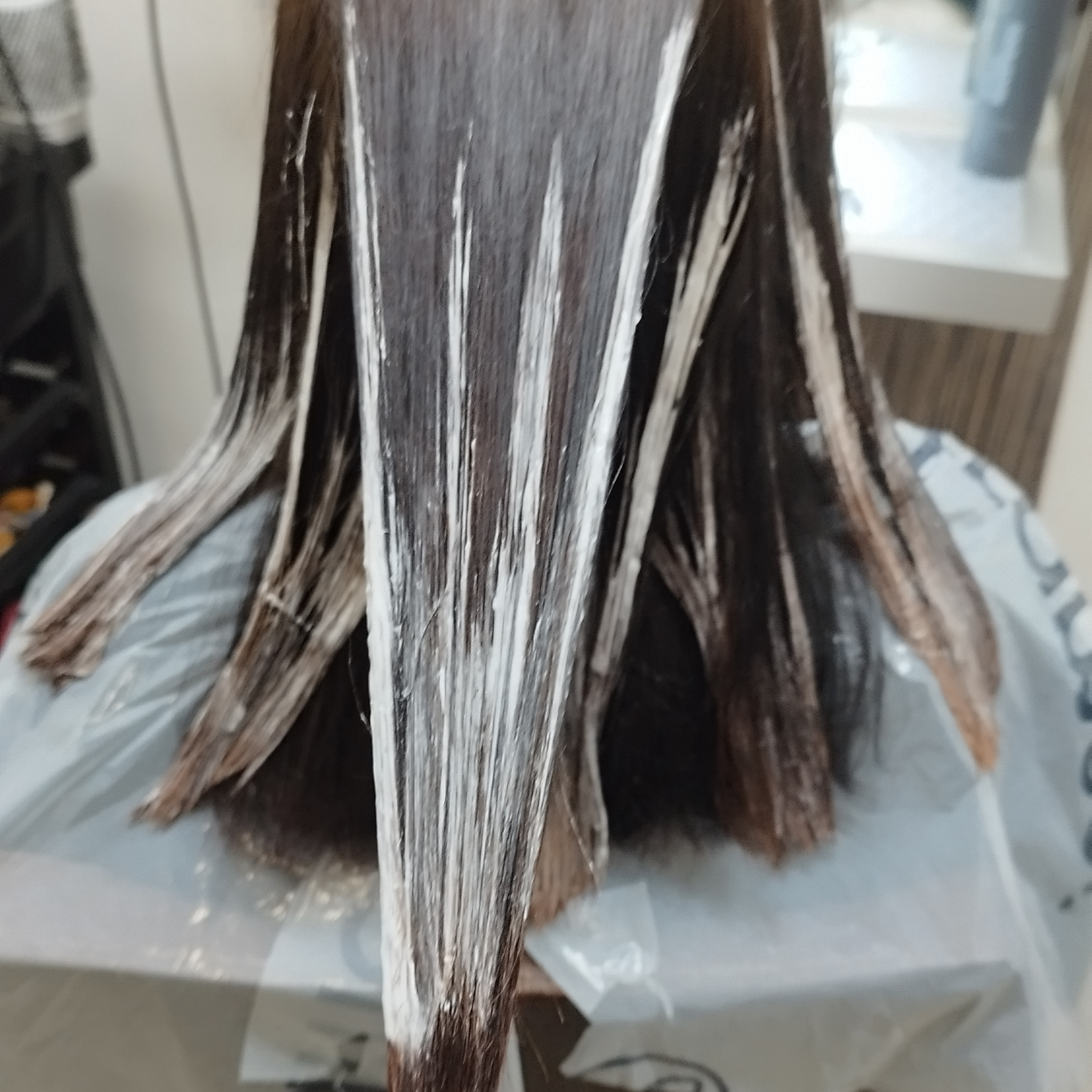 Melír/Airtach/Balayage/Ombre komplet polodlouhé vlasy