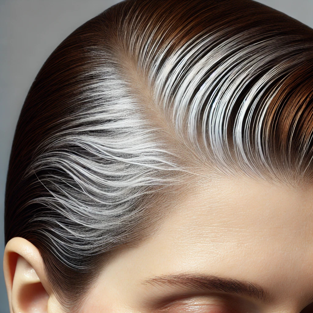 Barvení odrostů / Dyeing of regrowth