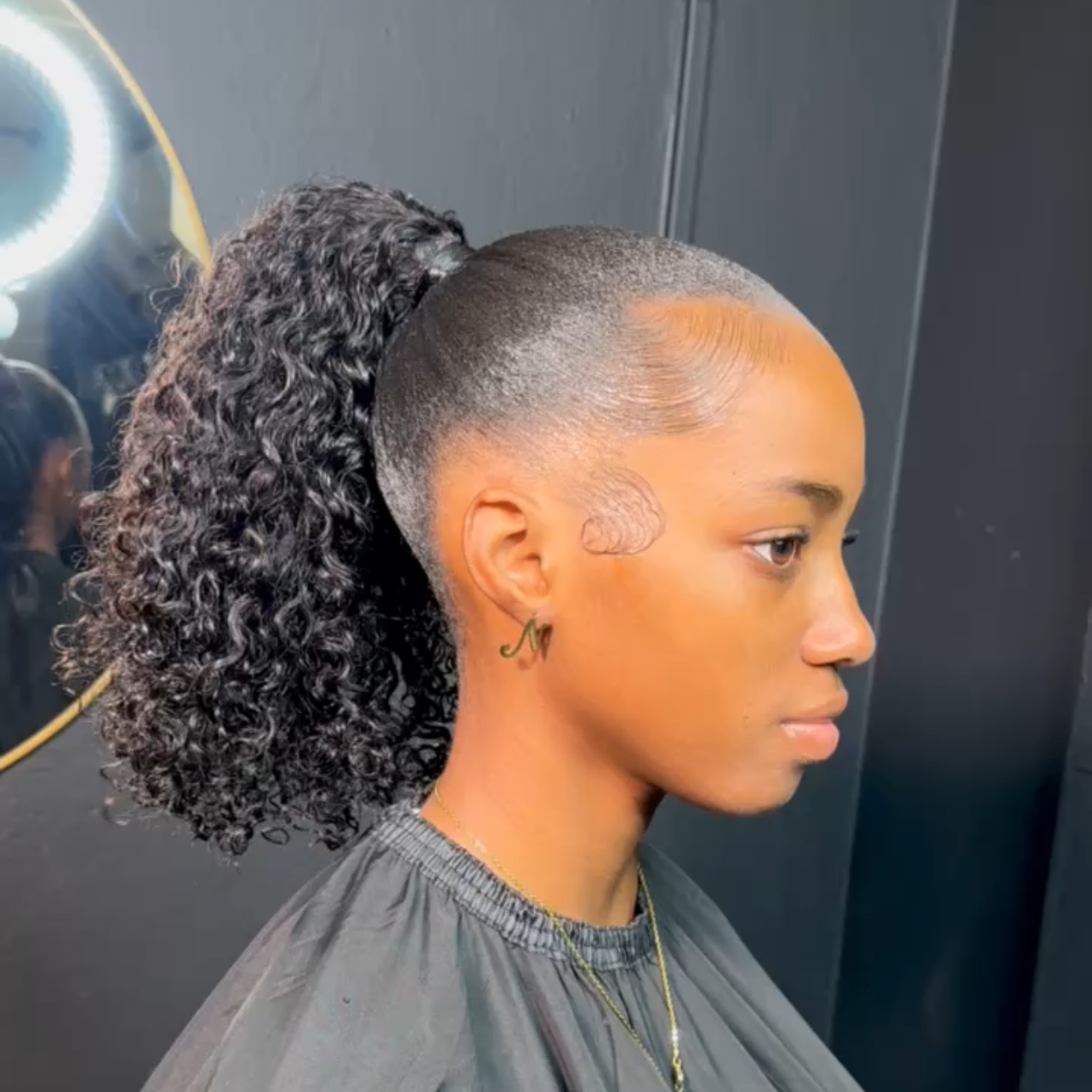 PONYTAIL : Sleek bun