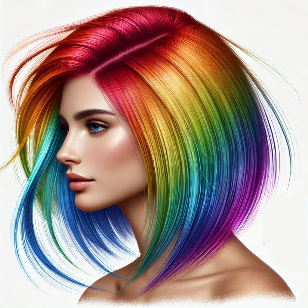 Duhové barvení (Konzultace) / Rainbow dyeing (Consultation)