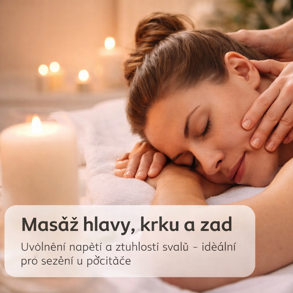 Masáž zad a šíje - Sára