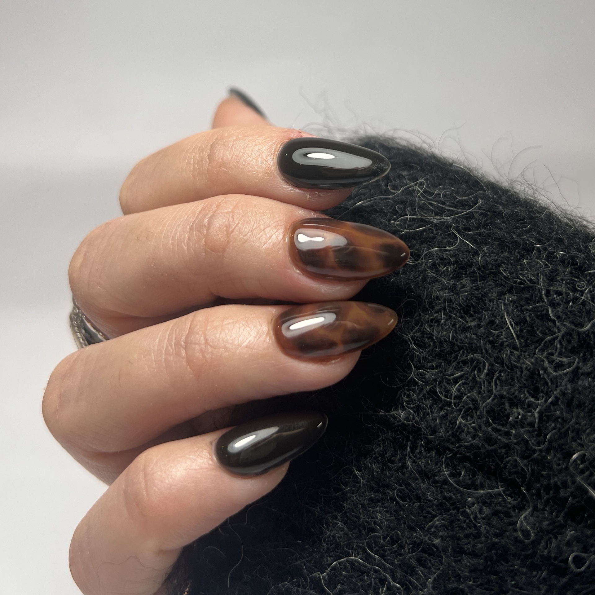 Manucure russe gel-x - Remplissage capsules + couleur simple