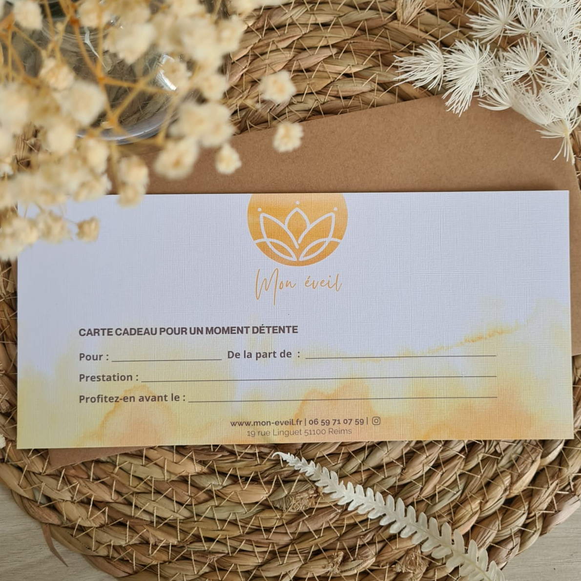 J'offre un bon cadeau ✨