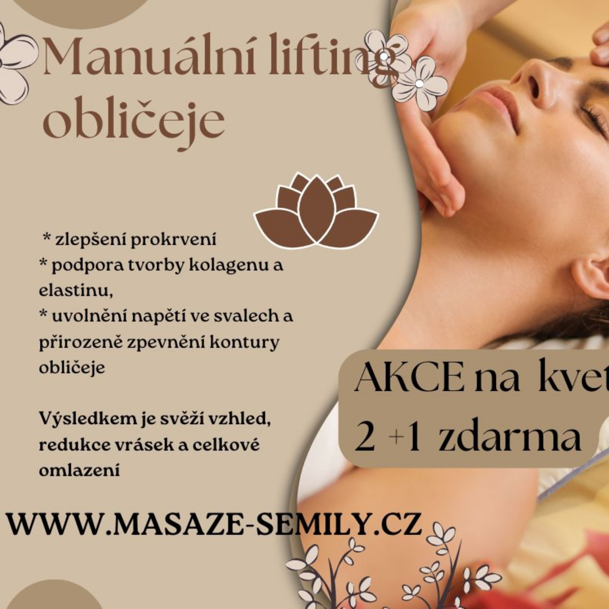 NOVÉ Manuální lifting obličeje