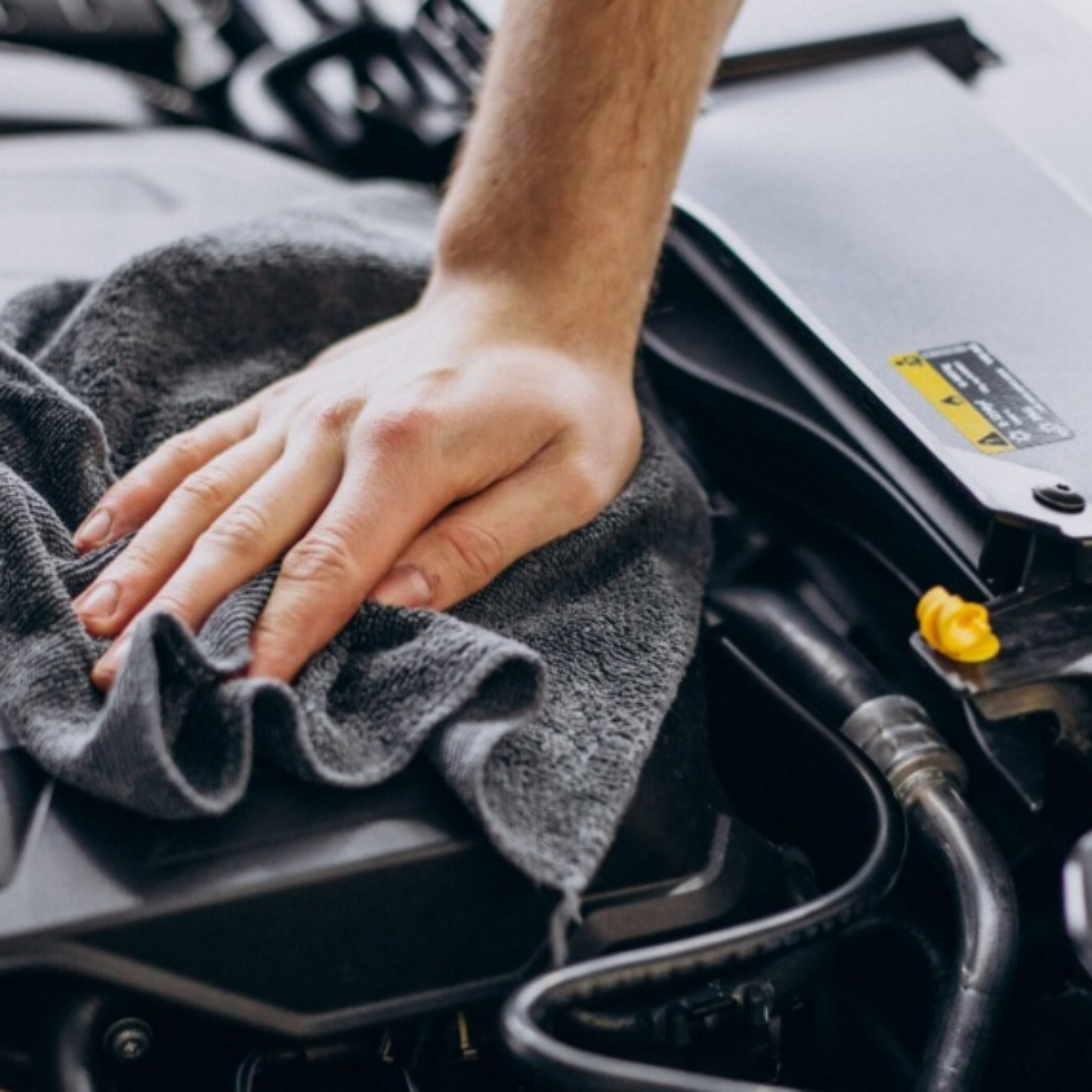 Mytí a čištění motorového prostoru