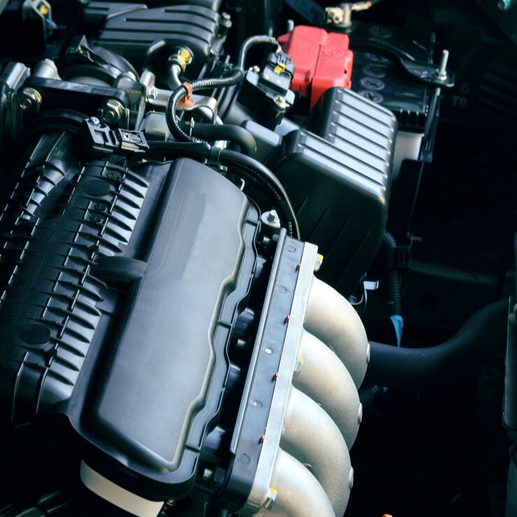 Limpeza de Motor com isolamento de parte sensíveis e aspirantes