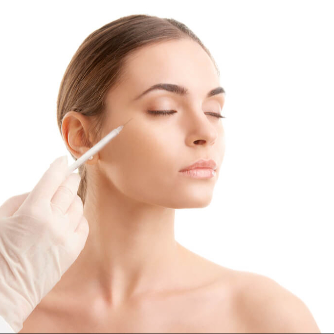 Aplikace botulotoxinu 1 oblast