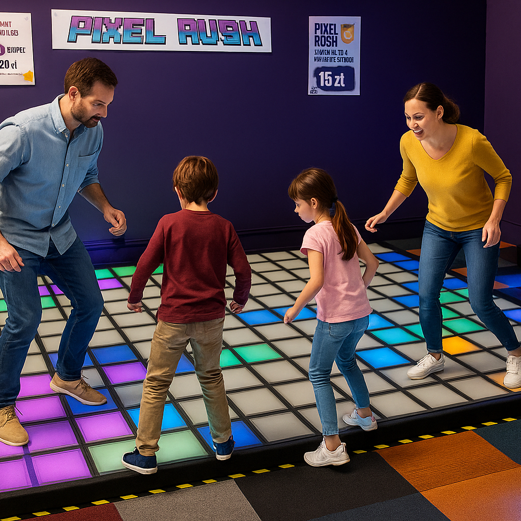 Sesja Rodzinna Pixel Rush (2 dorośli + 2 dzieci) - 30 minut