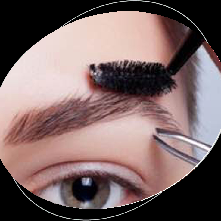 Estetická úprava obočí pinzetou a voskem